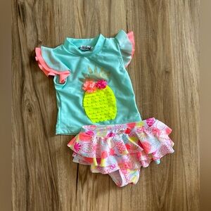 Pineapple swimsuit- 12 months- wetsuit club